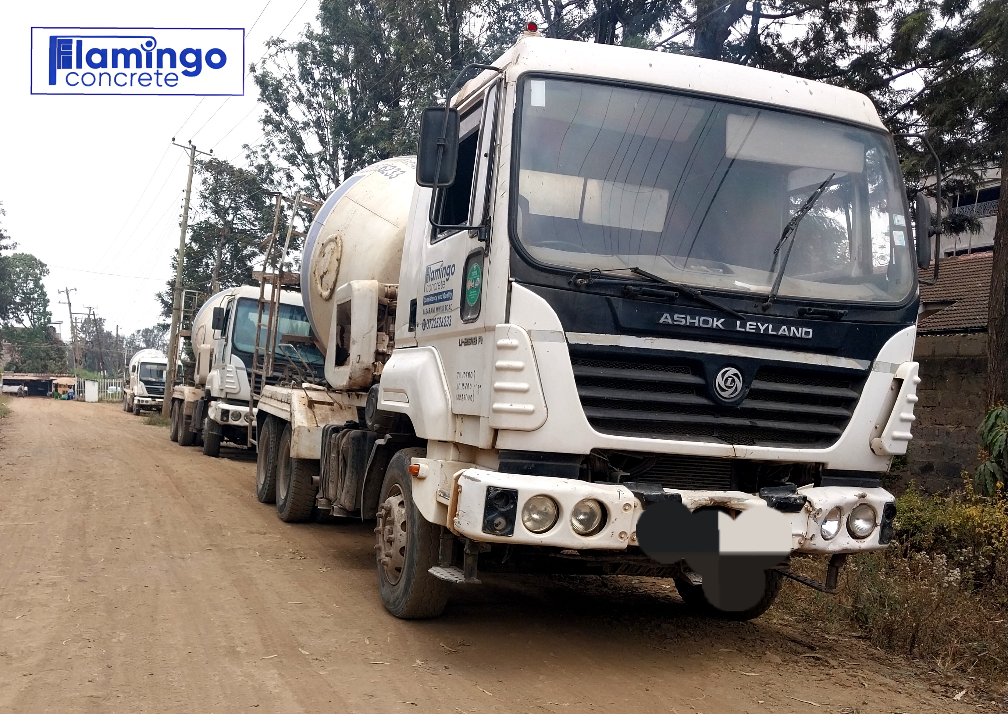 Concrete mixer truck